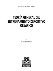 Teoría general del entrenamiento deportivo olímpico /