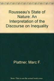 Rousseau's state of nature : an interpretation of the Discourse on inequality /