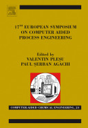 17th european symosium on computed aidded process engineering.