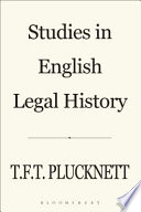 Studies in English legal history /