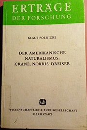 Der amerikanische Naturalismus : Crane, Norris, Dreiser /
