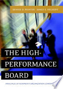 The high-performance board : principles of nonprofit organization governance /