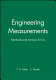 Engineering measurements : methods and intrinsic errors /