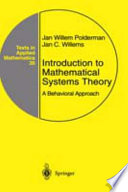 Introduction to mathematical systems theory : a behavioral approach /