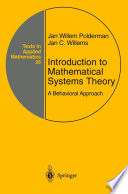 Introduction to mathematical systems theory : a behavioral approach /