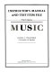 Instructor's manual and test item file : Music /