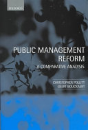 Public management reform : a comparative analysis /
