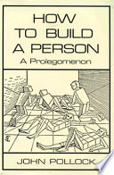 How to build a person : a prolegomenon /