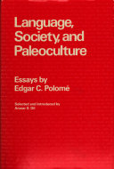 Language, society, and paleoculture : essays /