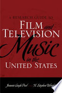 A research guide to film and television music in the United States /
