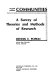 Communities : a survey of theories and methods of research /