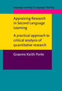 Appraising research in second language learning : a practical approach to critical analysis of quantitative research /