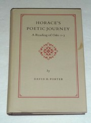 Horace's poetic journey : a reading of Odes 1-3 /