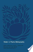 Water-in-Plants Bibliography : References no. 3687-5248 /