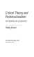 Critical theory and poststructuralism : in search of a context /