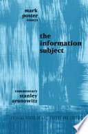 The information subject /