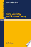 Finite geometry and character theory /