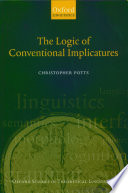 The logic of conventional implicatures /