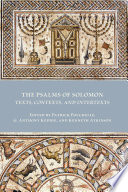 The Psalms of Solomon : Texts, Contexts, and Intertexts /