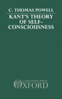 Kant's theory of self-consciousness /