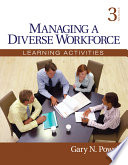 Managing a diverse workforce : learning activities /