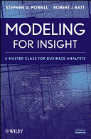 Modeling for insight : a master class for business analysts /