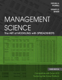 Management science : the art of modeling with spreadsheets /