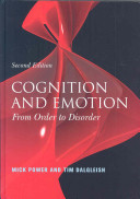 Cognition and emotion : from order to disorder /