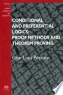 Conditional and preferential logics : proof methods and theorem proving /