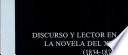 Discurso y lector en la novela del XIX (1834-1876) /