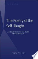 The poetry of the self-taught : an eighteenth-century phenomenon /