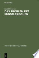 Das Problem des Künstlerischen /