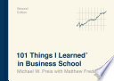 101 things I learned in business school /