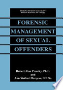 Forensic management of sexual offenders /