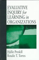 Evaluative inquiry for learning in organizations /