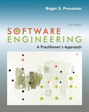 Software engineering : a practitioner's approach /