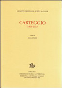 Carteggio, 1909-1913 /