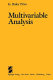 Multivariable analysis /