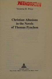 Christian allusions in the novels of Thomas Pynchon /