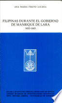 Filipinas durante el gobierno de Manrique de Lara, 1653-1663 /