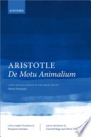 Aristotle, De motu animalium : a new critical edition of the Greek text /
