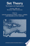 Set Theory : Techniques and Applications Curaçao 1995 and Barcelona 1996 Conferences /