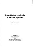 Quantitative methods in on-line systems /
