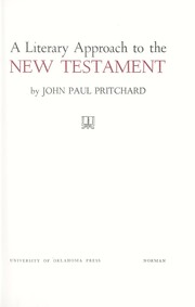 A literary approach to the New Testament /