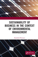Sustainability of business in the context of environmental management /