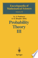 Probability Theory III : Stochastic Calculus /