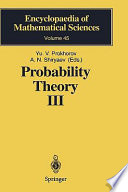 Probability theory.