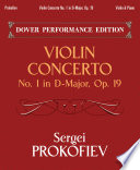 Violin concerto no. 1 in D-major, op. 19 /