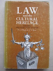 Law and the cultural heritage /