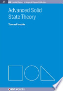 Advanced solid state theory /